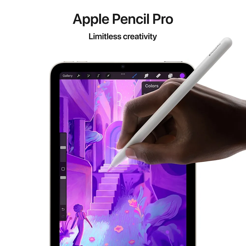 iPad mini (A17 Pro) 8.3" Tablet, Wi-Fi + Cellular, 128GB, Purple (MXPR3LL/A)<Apple Outlet