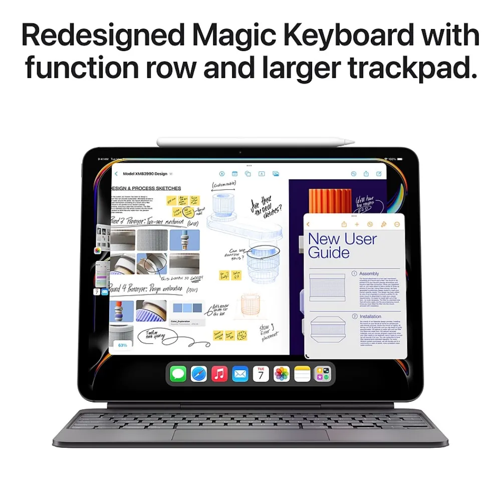 iPad Pro M4 Chip 13" Tablet, 256GB, Wi-Fi, Silver (MVX33LL/A)<Apple Outlet