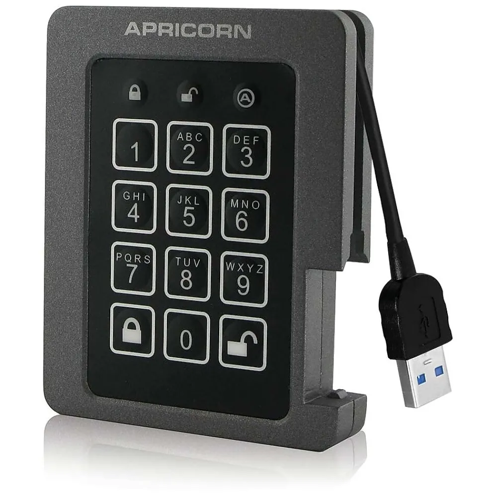Hot Apricorn Aegis Padlock ASSD-3PL256-2TBF 2 TB 2.5" Internal Solid State Drive, TAA Compliant