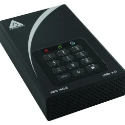 Online Apricorn Aegis Padlock DT FIPS ADT-3PL256F-12TB 12 TB External Hard Drive, Desktop, TAA Compliant (ADT-3PL256F-12TB)
