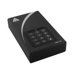 Clearance Apricorn Aegis Padlock DT 4TB USB 3.0/USB 2.0 External Hard Drive, Black (ADT-3PL256F-4000)