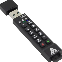 Online Apricorn ASK3-NX 32GB USB 3.1 Type A Flash Drive, Black (ASK3-NX-32GB)
