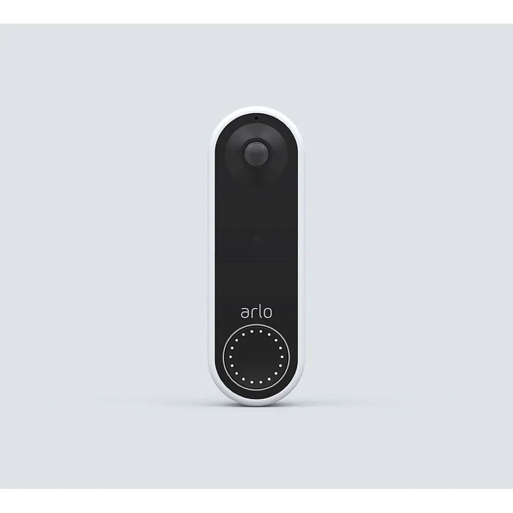 Arlo Essential Wi-Fi Wireless Smart Video Doorbell, White (AVD2001-100NAS)