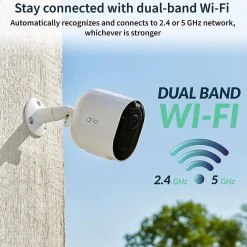 Arlo Pro 5S 2K Wireless Security Camera, 3 Pack, White (VMC4360P-100NAS)