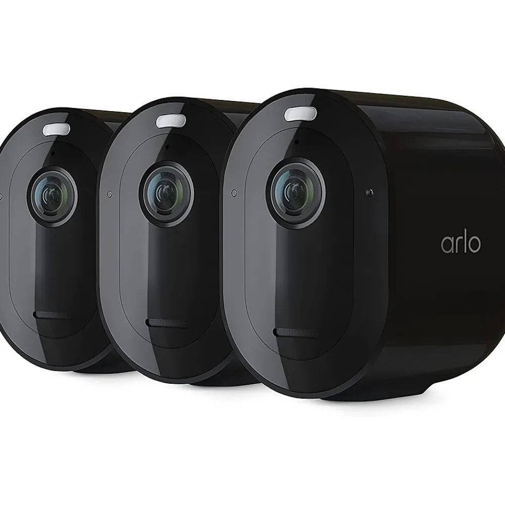 Arlo Pro 5S 2K Wireless Security Camera, 3 Pack, Black (VMC4360B-100NAS)