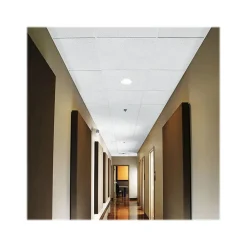 Armstrong ARMATUFF Lay-In Square Edge Ceiling Tile, 24" x 24", White, 16/Carton (BP861)