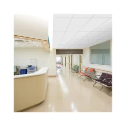 Armstrong CALLA Health Zone Square Edge Ceiling Tile 15/16, 24" x 48", White, 6/Carton (BP2233)