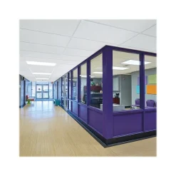 Armstrong CALLA Square Tegular Edge Ceiling Tile, 24" x 24", Black, 10/Carton (BP2824BBK)