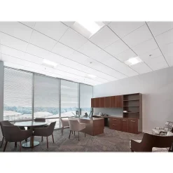 Armstrong CANYON Beveled Tegular Edge Ceiling Tile, 24" x 24", White, 16/Carton (BP1492A)