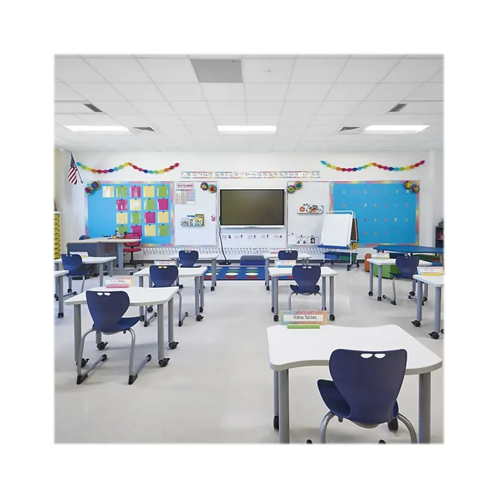 Armstrong ULTIMA Health Zone Lay-In Square Edge Ceiling Tile, 24" x 24", White, 12/Carton (BP1935A)