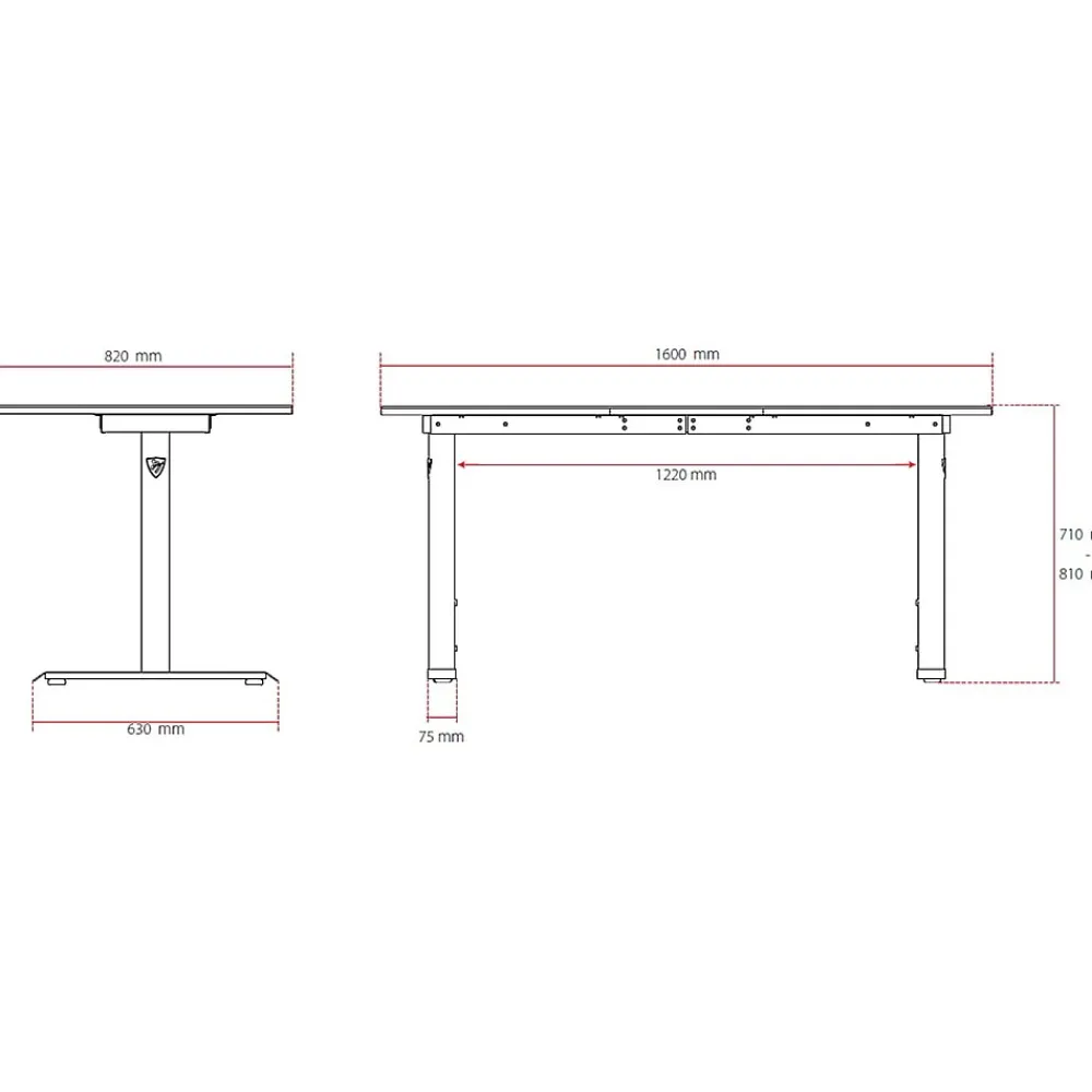 Computer Desks*Arozzi Arena 63"W Gaming Desk, Deep Purple/Black (ARENA-NA-DP-BK)