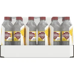 Arrowhead Sparkling Water, Lively Lemon, 16.9 oz. Bottles, 24/Carton (100953)