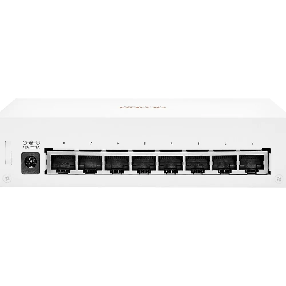 New Aruba 1430 8-Port Gigabit Ethernet Unmanaged Switch, White (R8R45A#ABA)