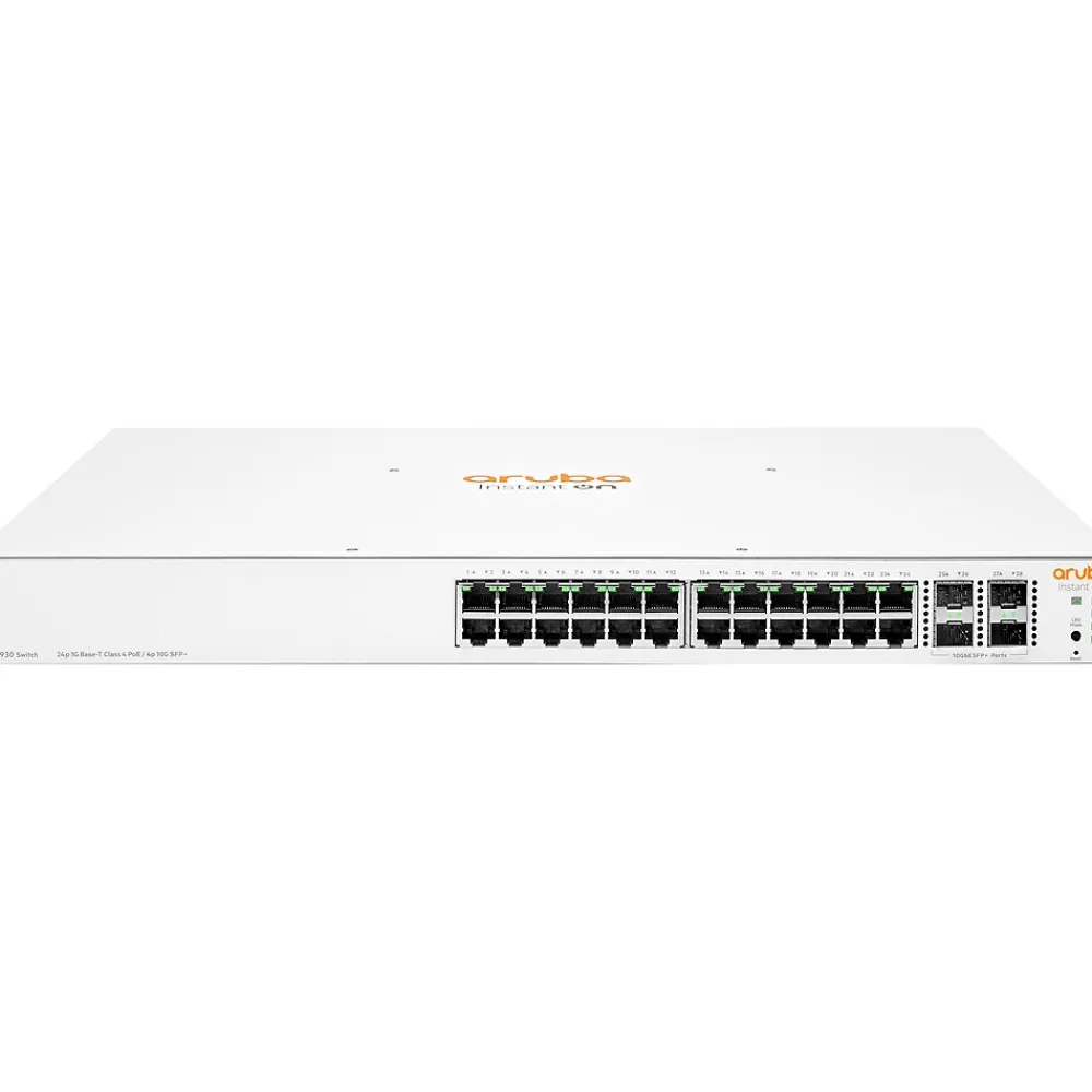 New Aruba 1930 28-Port Gigabit Ethernet Managed Switch, White (JL683B#ABA)