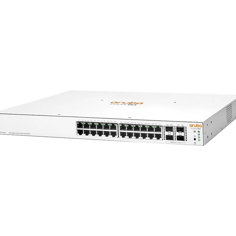 New Aruba 1930 28-Port Gigabit Ethernet Managed Switch, White (JL683B#ABA)