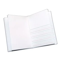 Journals|Ashley Hardcover Journal, Primary Ruled and Blank, White, 28 Pages, 12/Bundle (ASH10701-12)