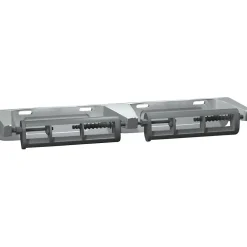 Bathroom Tissue Dispenser, Double Roll, Surface Mounted, Heavy-duty Cast Aluminum, 13"L x 4-3/4"W x 1-3/4"H<ASI Best