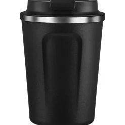Cafe Compact Stainless Steel Vacuum Insulated Travel Mug, 13 oz., Black (ADNABF22BK)<ASOBU Discount
