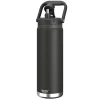 ASOBU Canyon Stainless Steel Vacuum Insulated Water Bottle, 50 oz., Black (ADNATMF7BK)