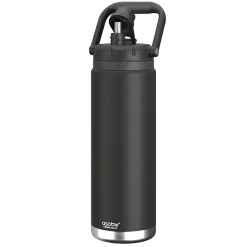 ASOBU Canyon Stainless Steel Vacuum Insulated Water Bottle, 50 oz., Black (ADNATMF7BK)