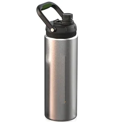 Canyon Water Bottle from Recycled Material, 50 oz., Silver (TMF7RC)<ASOBU New