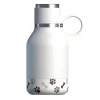 ASOBU Insulated Water Bottle with Removable Dog Bowl, 33 oz., White (NA-SDB1)