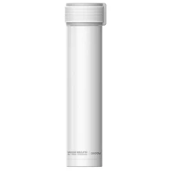 ASOBU Skinny Mini Ultimate Stainless Steel Vacuum Insulated Water Bottle, 8 oz., White (ADNANASBV20W)