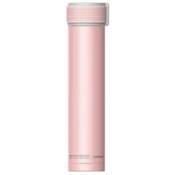 ASOBU Skinny Mini Ultimate Stainless Steel Vacuum Insulated Water Bottle, 8 oz., Pink (ADNANASBV20P)