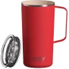 Stainless Steel Double Wall Insulated Travel Mug, 20 oz., Red (ADNANASM90R)<ASOBU