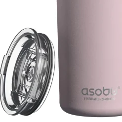 Stainless Steel Double Wall Insulated Travel Mug, 20 oz., Pink (ADNANASM90P)<ASOBU Online