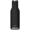 ASOBU Stainless Steel Vacuum Insulated Water Bottle, 17 oz., Black (ADNANABT60BK)