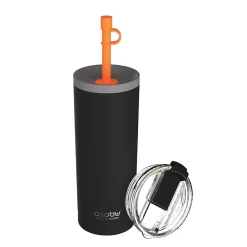 Super Sippy Insulated Coffee Tumbler, 20 oz., Black (NA-ICT200)<ASOBU New