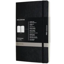 Notebooks|Assorted Publishers PRO Professional Notebooks, 5" x 8.25", Narrow Ruled, Black (620787)
