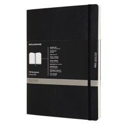 Notebooks|Assorted Publishers Professional Notebooks, 7.5" x 9.75", Narrow Ruled, 96 Sheets, Black (620831)