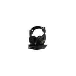 Sale Logitech Astro A50 Wireless Gaming Headset with Base Station, Black & Gold (939-001680)
