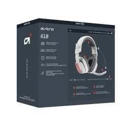Best Logitech Astro Gaming A10 Gen 2 Stereo Headset, White (939-002050)