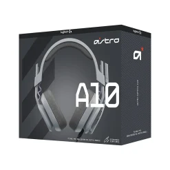 Best Logitech Astro Gaming A10 Gen 2 Stereo Headset, Gray (939-002069)