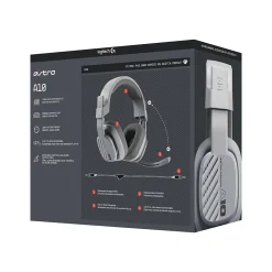 Best Logitech Astro Gaming A10 Gen 2 Stereo Headset, Gray (939-002069)