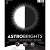 Card Stock*Astrobrights 65 lb. Cardstock Paper, 8.5" x 11", Black/White, 100 Sheets/Ream (91647)