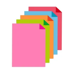 Card Stock*Astrobrights 70 lb. Cardstock Paper, 8.5" x 11", Double Color Assortment, 80 Sheets/Ream (91668)