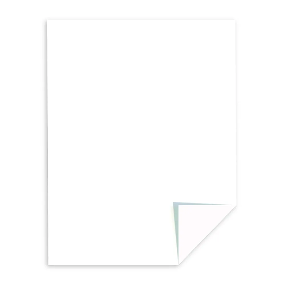 Card Stock*Astrobrights 65 lb. Cardstock, 8.5" x 11", White, 80 Sheets/Pack (91643)