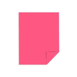 Card Stock*Astrobrights 65 lb. Cardstock Paper, 8.5" x 11", Plasma Pink, 250 Sheets/Pack (22129)