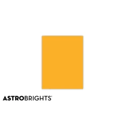 Multipurpose Paper*Astrobrights 30% Recycled Colored Paper, 24 lbs., 8.5" x 11", Galaxy Gold, 500 Sheets/Ream (22571)