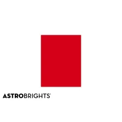 Multipurpose Paper*Astrobrights Colored Paper, 24 lbs., 8.5" x 11", , 500 Sheets/Ream (22551) Re-Entry Red