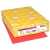 Multipurpose Paper*Astrobrights Colored Paper, 24 lbs., 8.5" x 11", Rocket Red, 500 Sheets/Ream (22641)