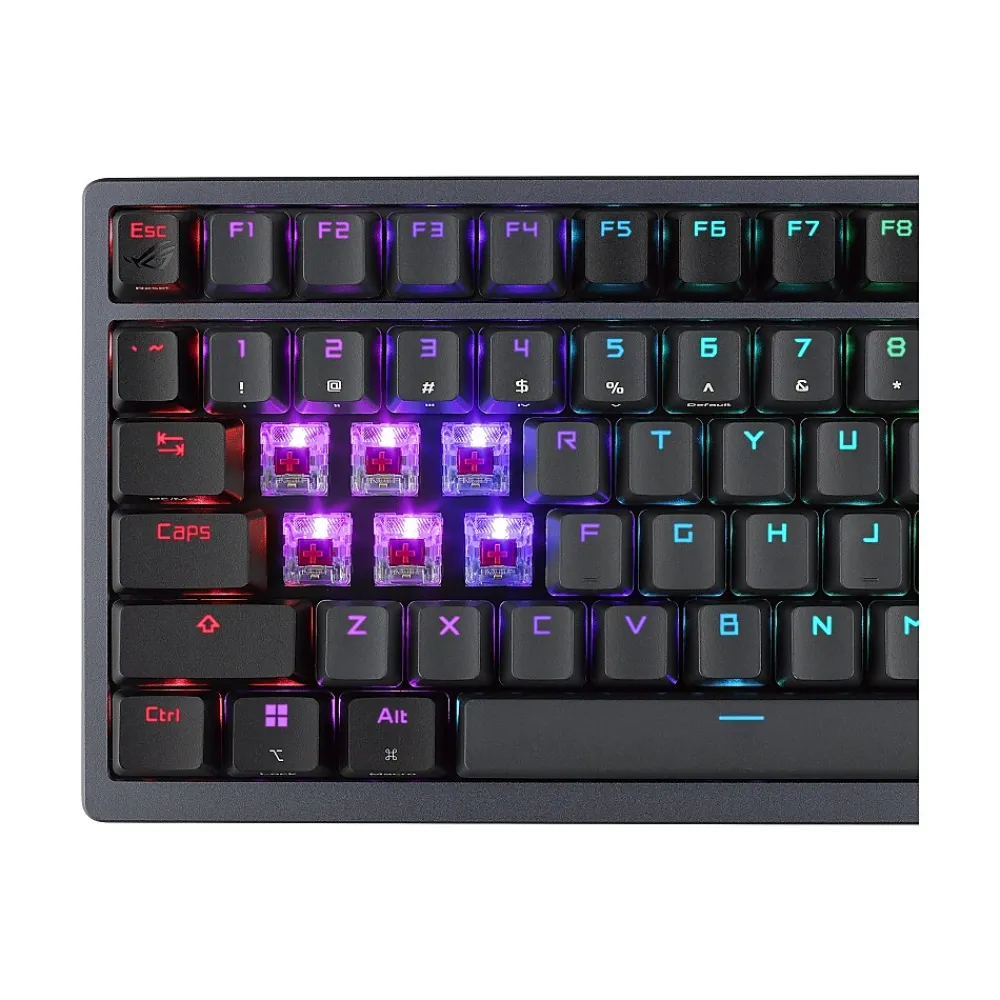 Sale Asus ROG Azoth Wireless Ergonomic Gaming Mechanical Keyboard, Black (90MP031A-BKAA01)