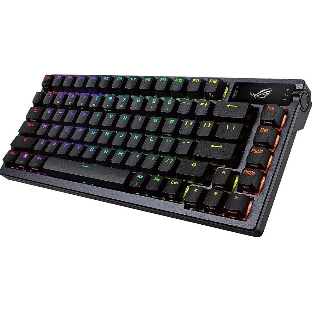 Sale Asus ROG Azoth Wireless Ergonomic Gaming Mechanical Keyboard, Black (90MP031A-BKAA01)