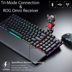 New Asus Wireless Ergonomic Gaming Keyboard (90MP037A-BKAA01)