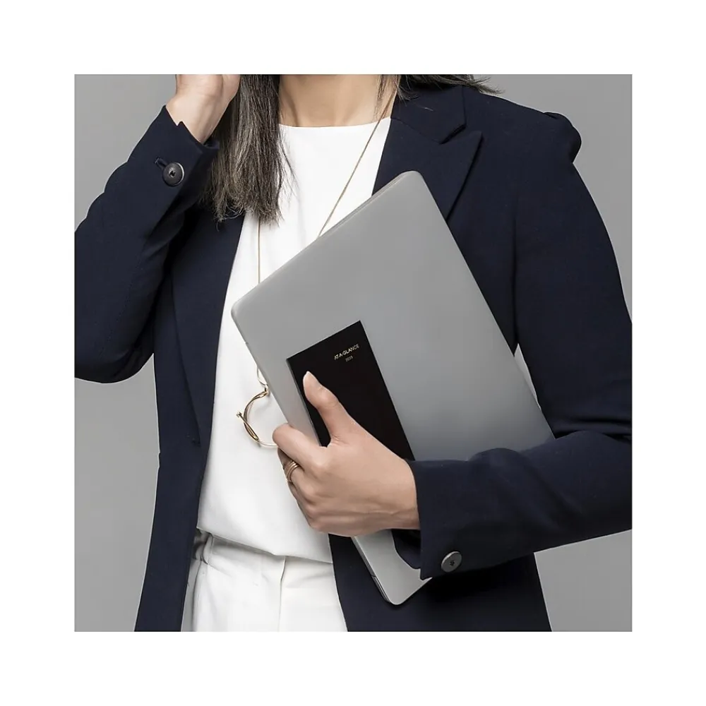 Journals|AT-A-GLANCE Fine Pocket Hardcover Diary, 3" x 6", Ruled, Black (72-02-05-25)