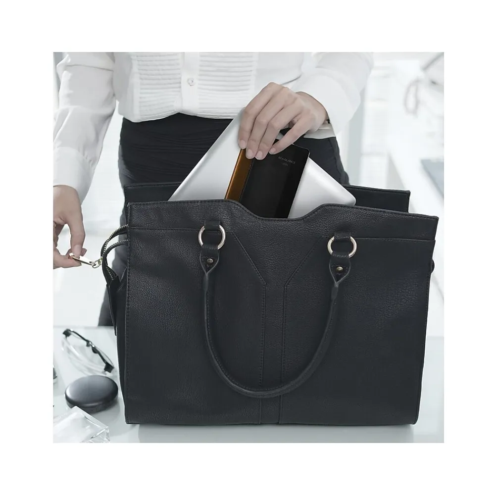 Journals|AT-A-GLANCE Fine Pocket Hardcover Diary, 3" x 6", Ruled, Black/Brown (74-02-05-25)